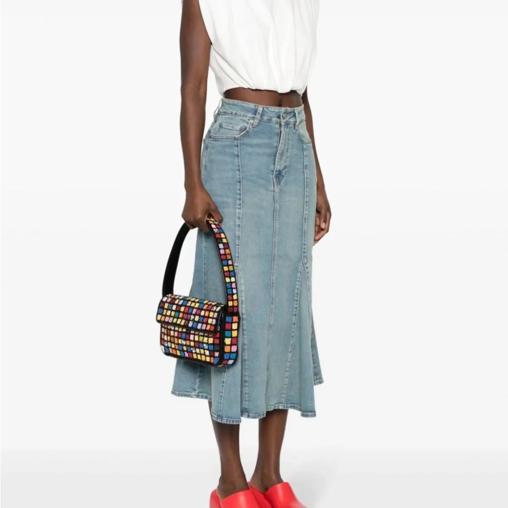 NWT STAUD Tommy Dance Floor Beaded Bag - Picture 7 of 13